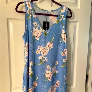 Light Blue Floral Sundress